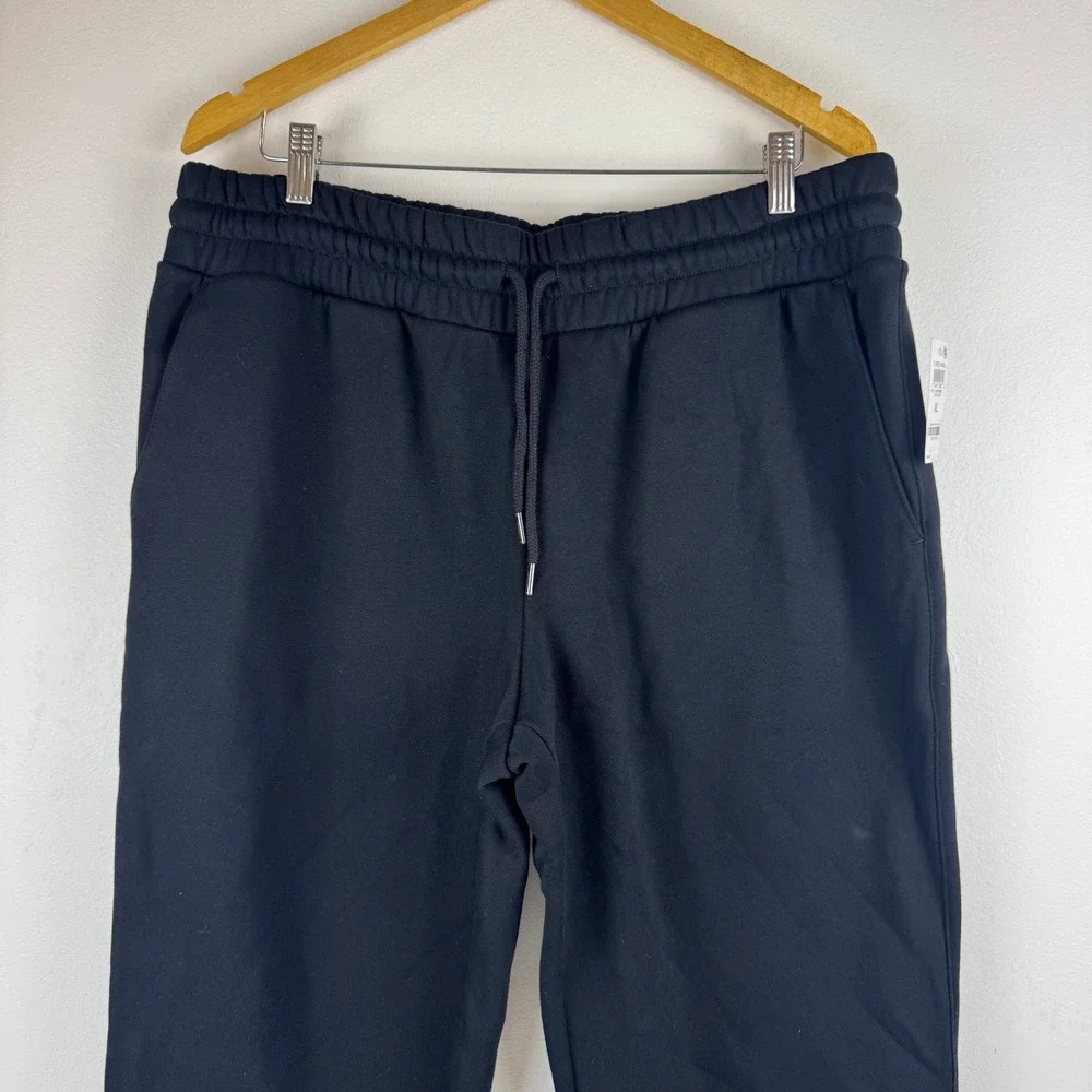 Mode of One Mens Fleece Wall Sweatpants Deep Black XL 100187085MN‎ NEW
